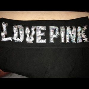 Pink bootcut yoga pants